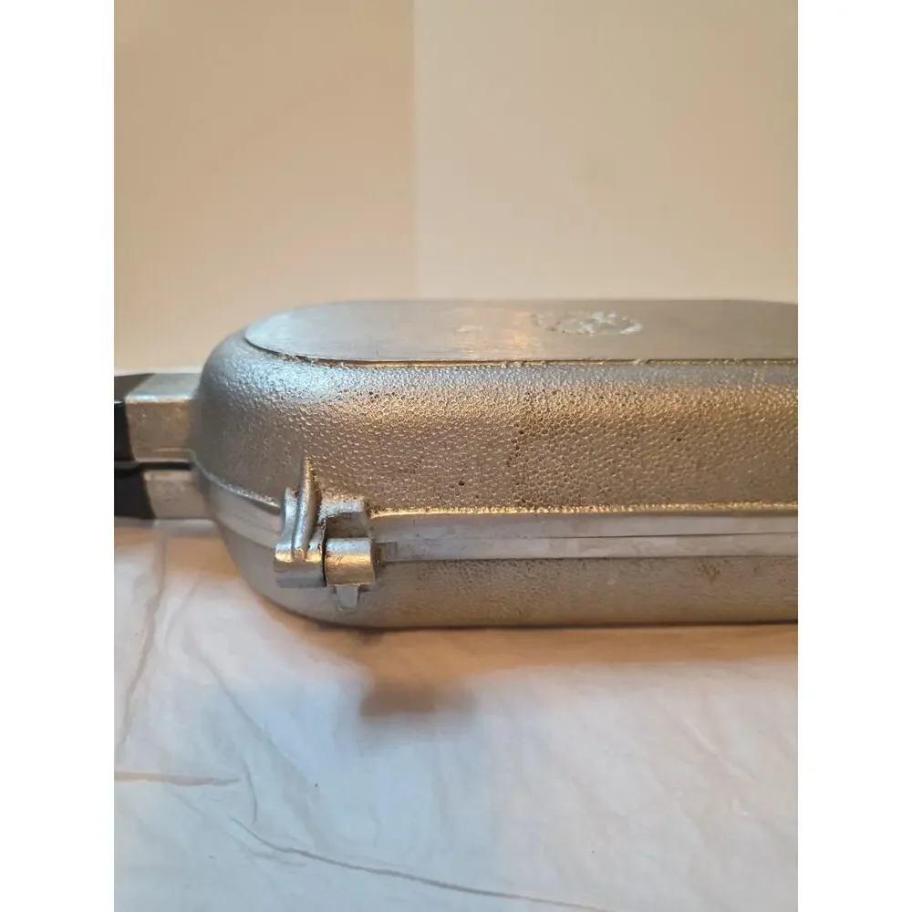 Guardian Service Ware Double Side Fish Omelet Hinged Fry Flip Pan Skillet USA EX
